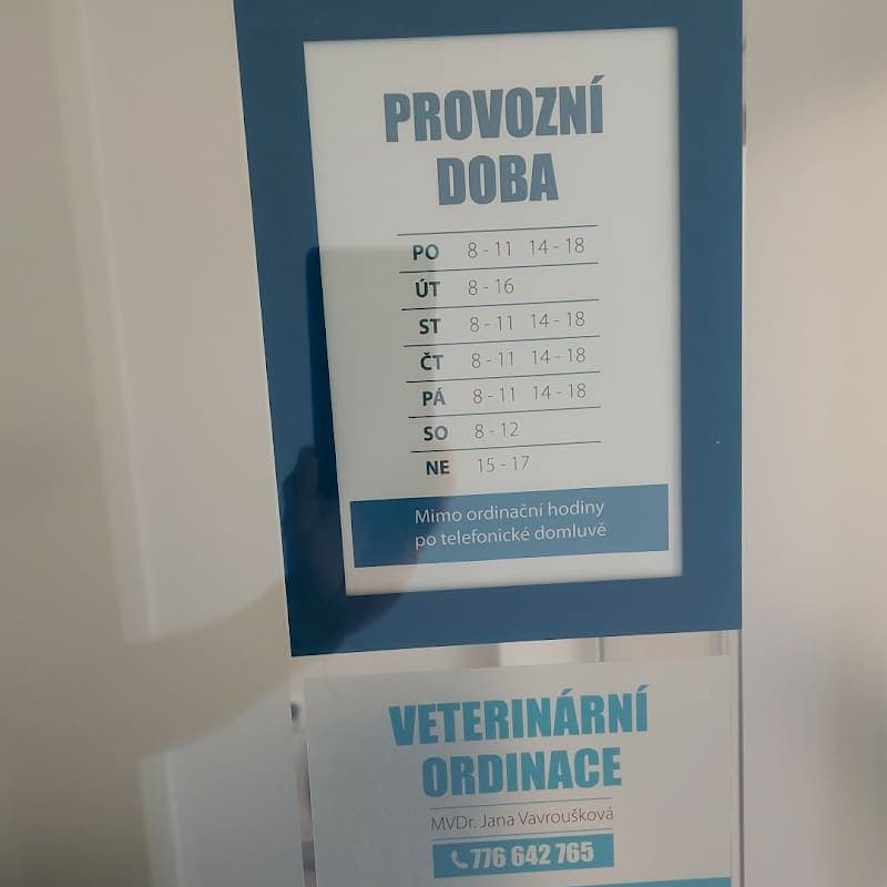 Veterinární Ordinace - MVDr. Jana Vavroušková — Písek