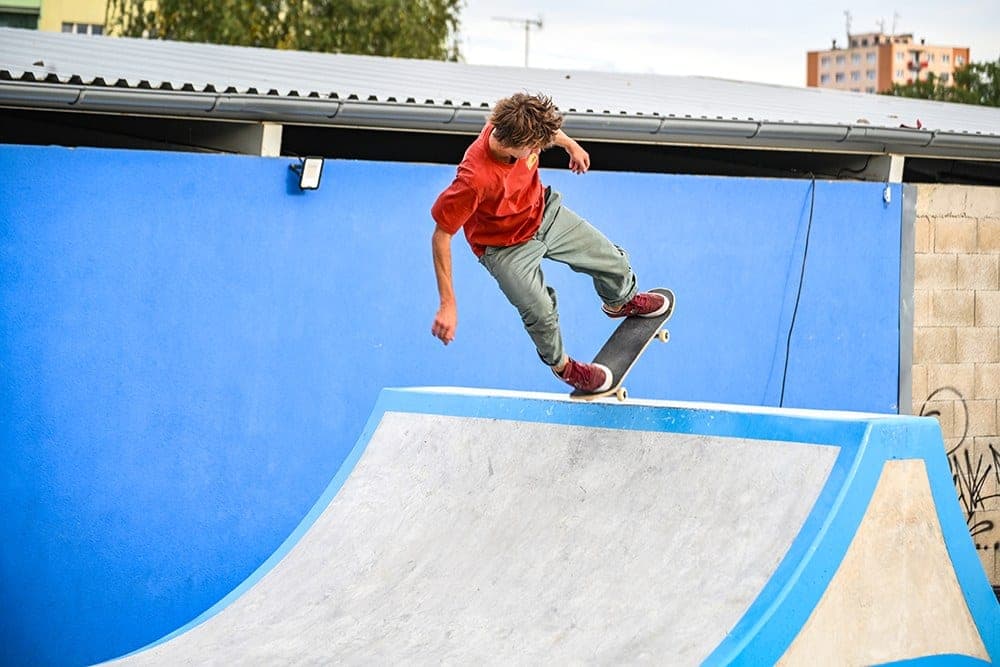 Skatepark Písek — pohled 2