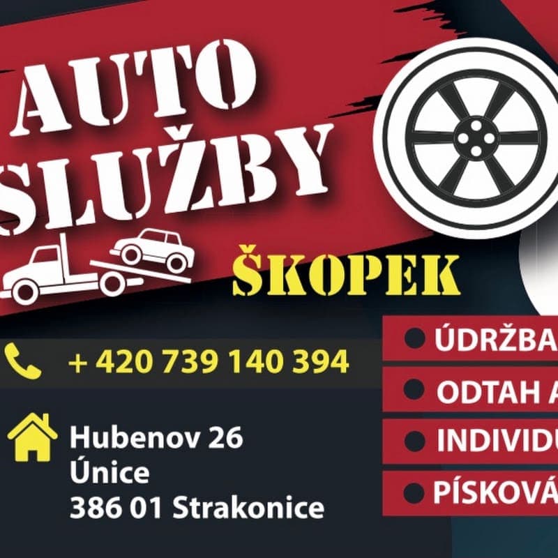 Auto Škopek — Písek